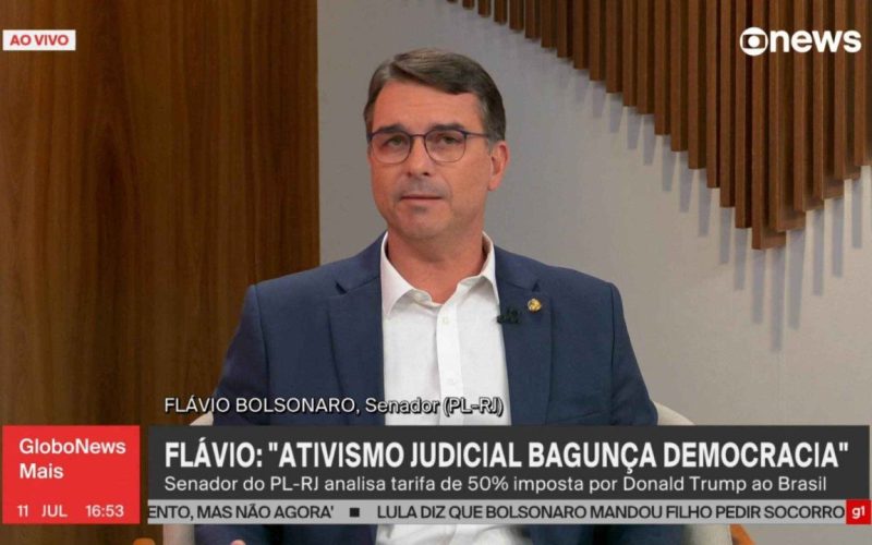 Globo e Estadão se alinham a Flávio Bolsonaro para criticar o programa Desenrola de Lula