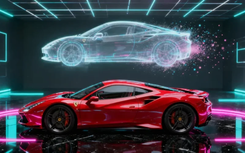 Ferrari apresenta seu modelo elétrico inaugural e remete à história do extinto Apple Car