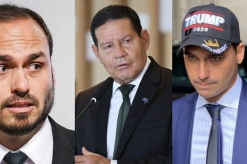 Eduardo Bolsonaro apoia Zanatta como vice de Flávio e critica Mourão: “traidor” e “sem moral