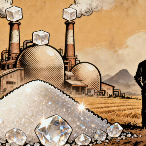 Queda de 0,91% no preço do açúcar cristal em abril afeta produtores do setor