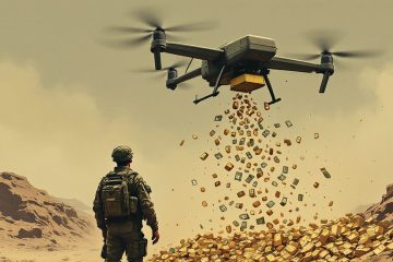 Drones na China realizam entregas de dinheiro e ouro em exercício militar inovador