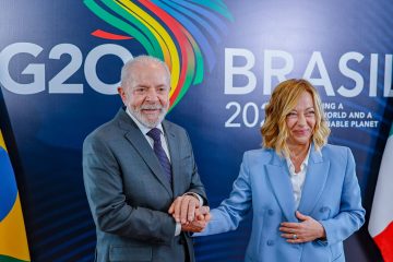 Líder italiana celebra reeleição de Lula e enfatiza parceria Brasil-Itália